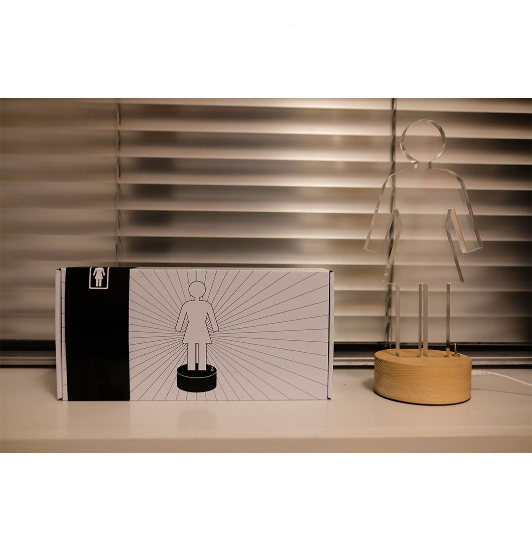 Girl - Acrylic OG Lamp (Clear) - Plazashop