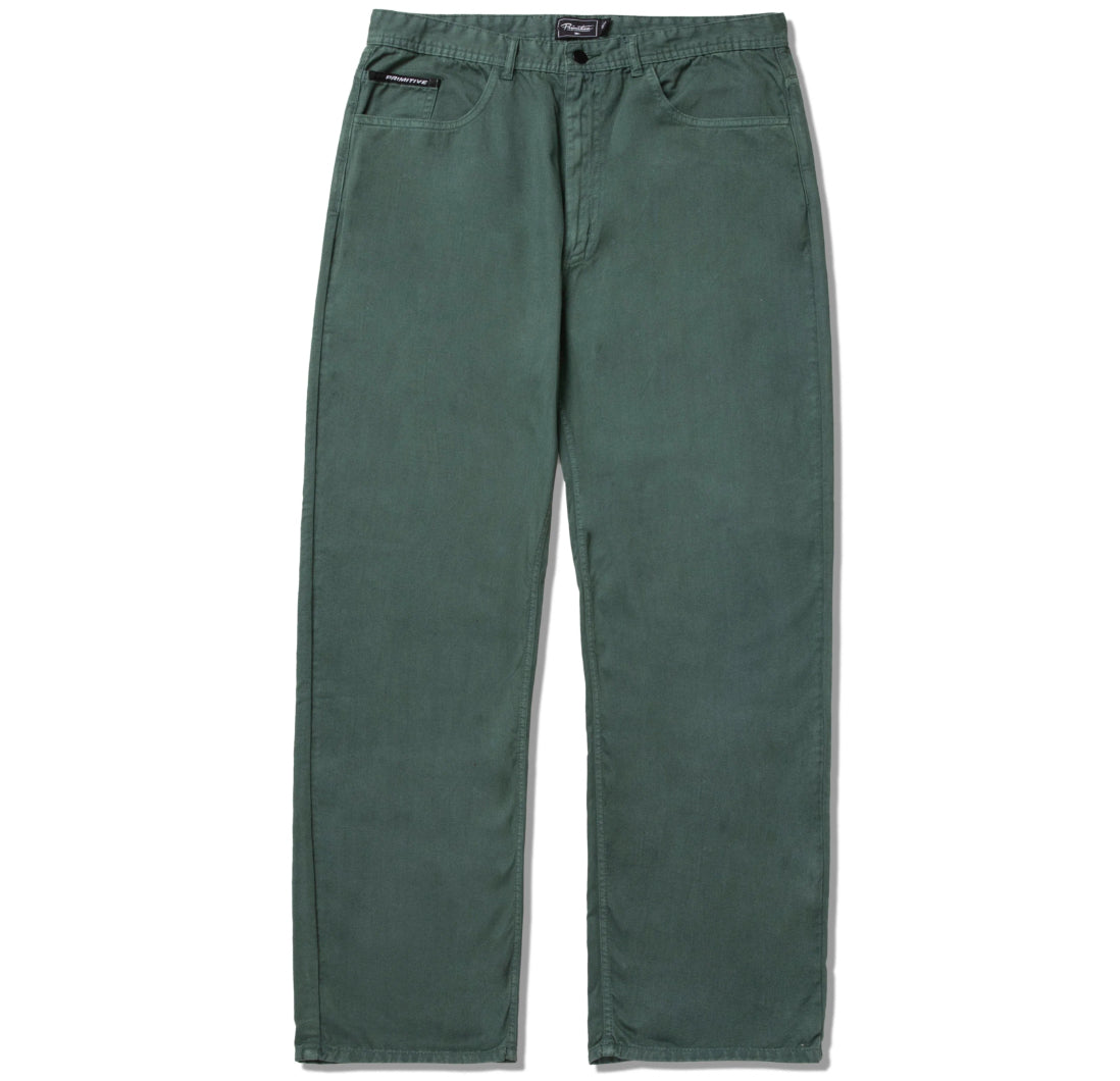 Primitive Skateboarding - Bukser 'Tiago 5-Pocket' (Dark Green) - Plazashop