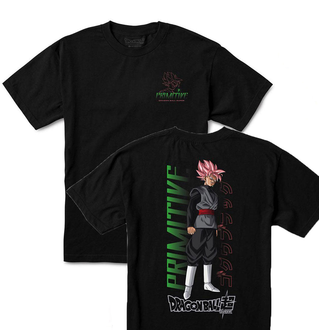 Primitive Skateboarding X DBZ - T-shirt 'SSR Goku Black' (Black) - Plazashop