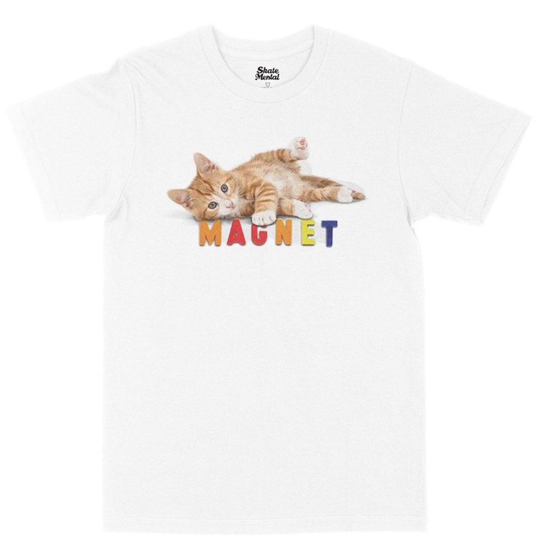 Skate Mental - T-shirt 'Pussy Magnet Tee' (White) - Plazashop