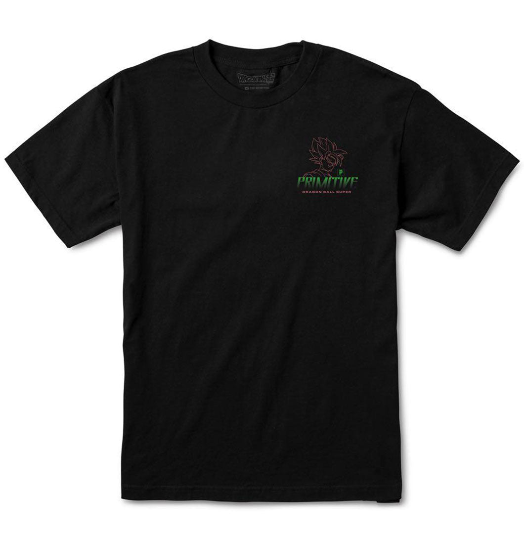 Primitive Skateboarding X DBZ - T-shirt 'SSR Goku Black Tee'