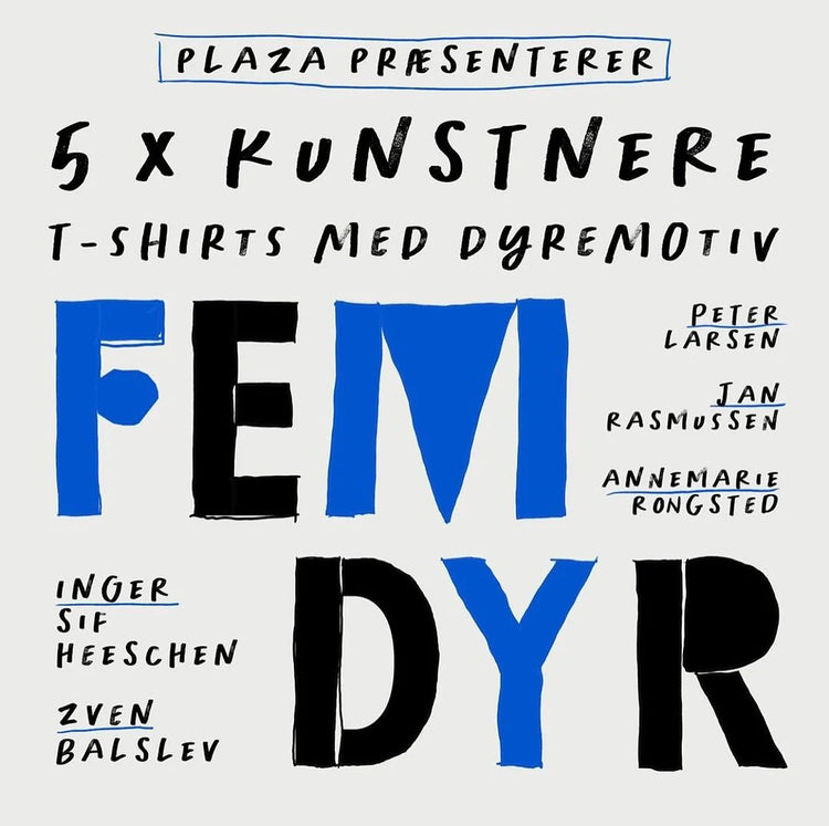 PLAZA - Fem Dyr Fem Kunstnere