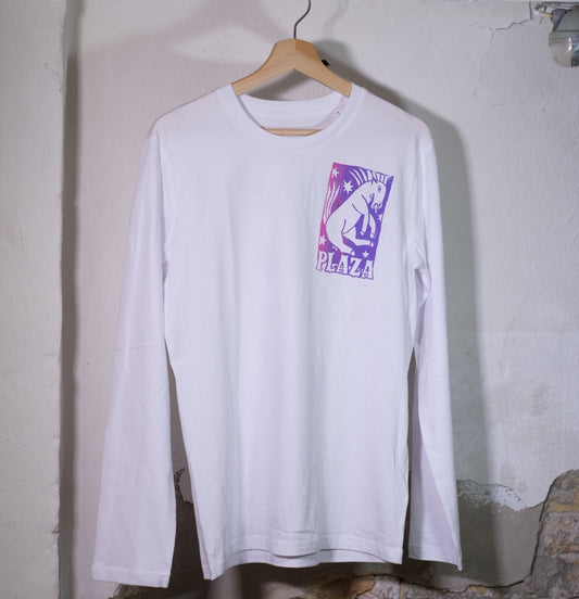 Plaza - T-shirt 'Fem Dyr, Fem Kunstnere' (Annemarie Rongsted - Hest LS Tee)