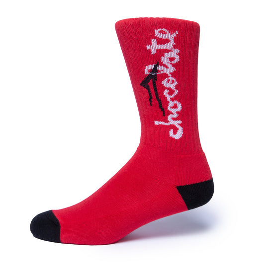 Lakai - Strømper 'Chunk Logo Sock' Red