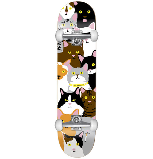 Enjoi Skateboards - Complete 'Cat Collage' FP 7.0" - Plazashop