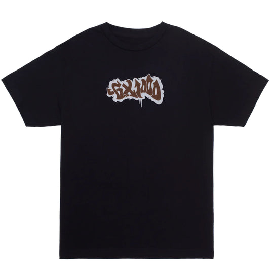 GX1000 - T-shirt 'Throwie Tee' (Black) - Plazashop