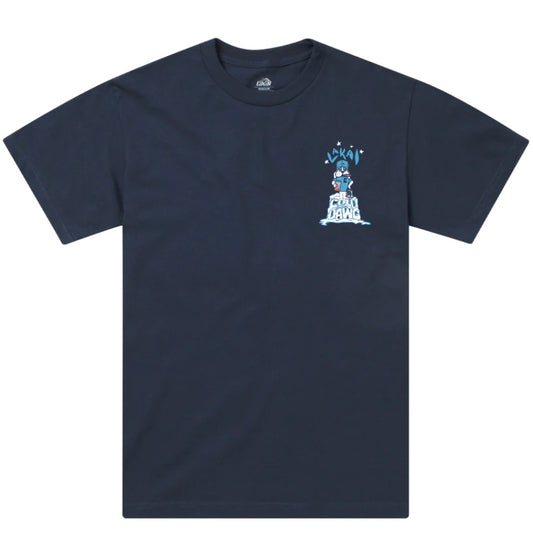 Lakai - T-shirt ' Cold Dawg Tee' (Navy) - Plazashop