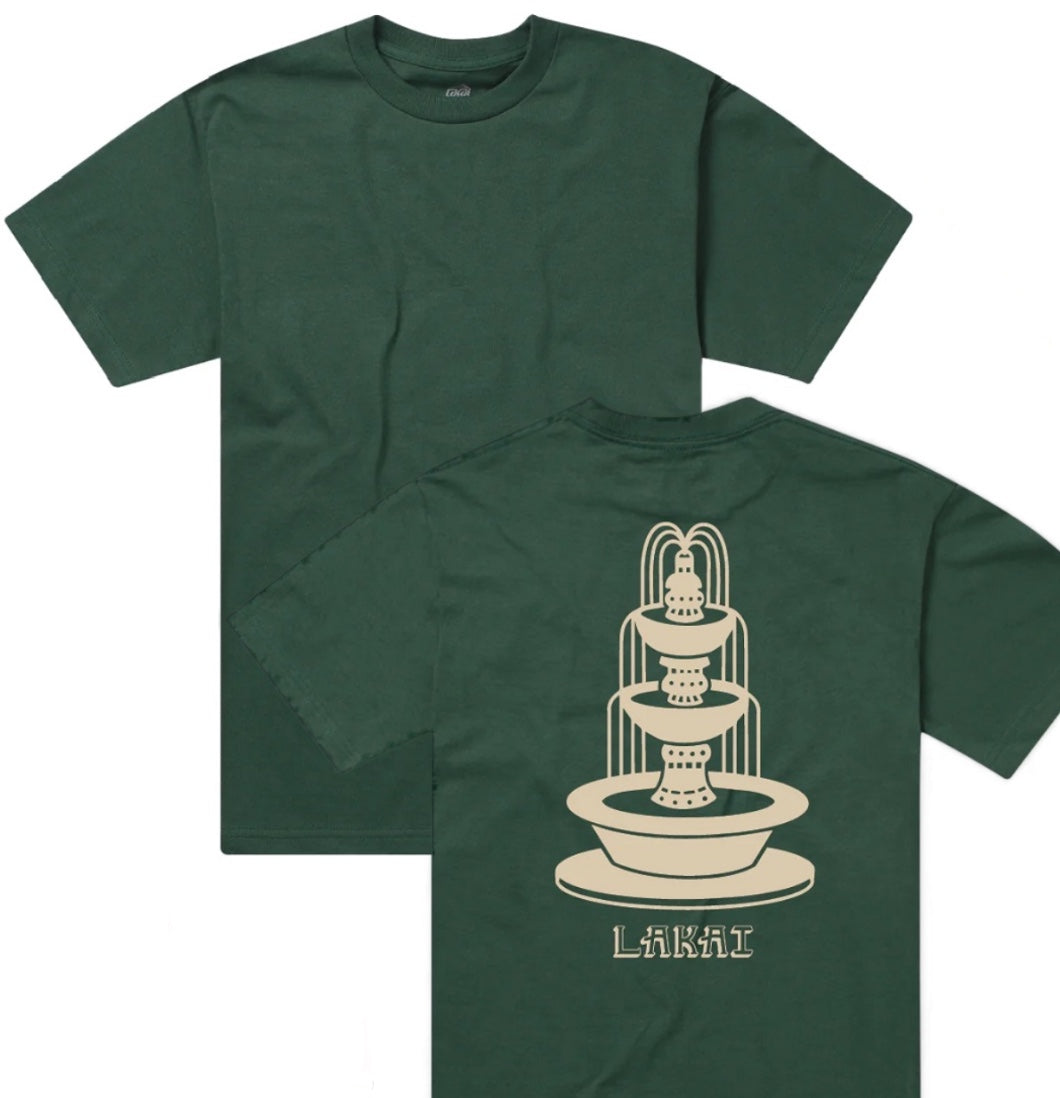 Lakai - T-shirt 'Fountain Tee' (Forest) - Plazashop1