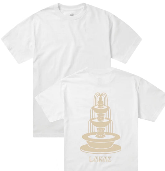 Lakai - T-shirt 'Fountain Tee' (White) - Plazashop