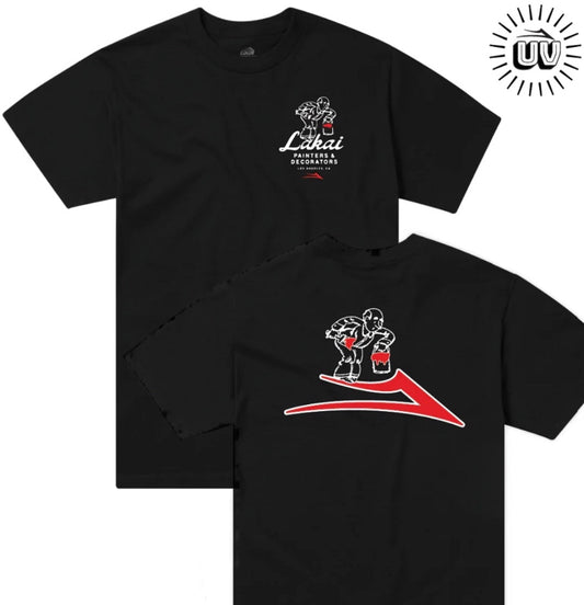 Lakai - T-shirt 'Painter Tee UV' (Black) - Plazashop