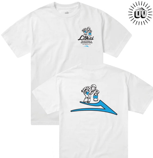 Lakai - T-shirt 'Painter Tee UV' (White) - Plazashop