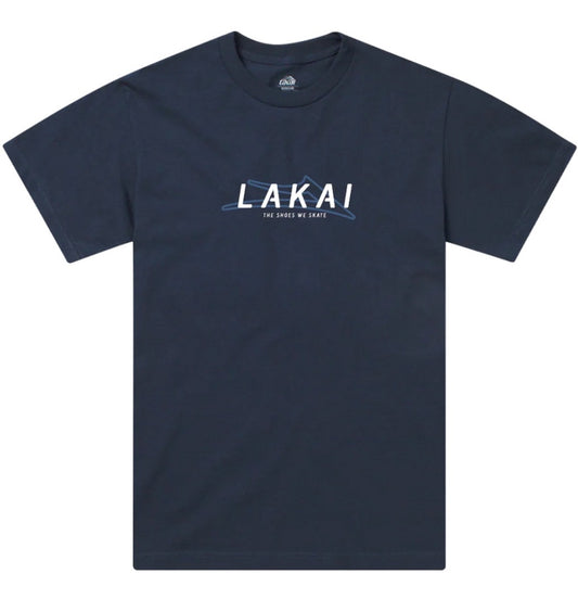 Lakai - T-shirt 'Stacked Tee' (Navy) - Plazashop