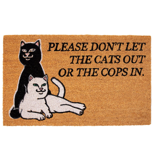 RIPNDIP - Gulvtæppe 'Don't Let The Cops In Doormat'