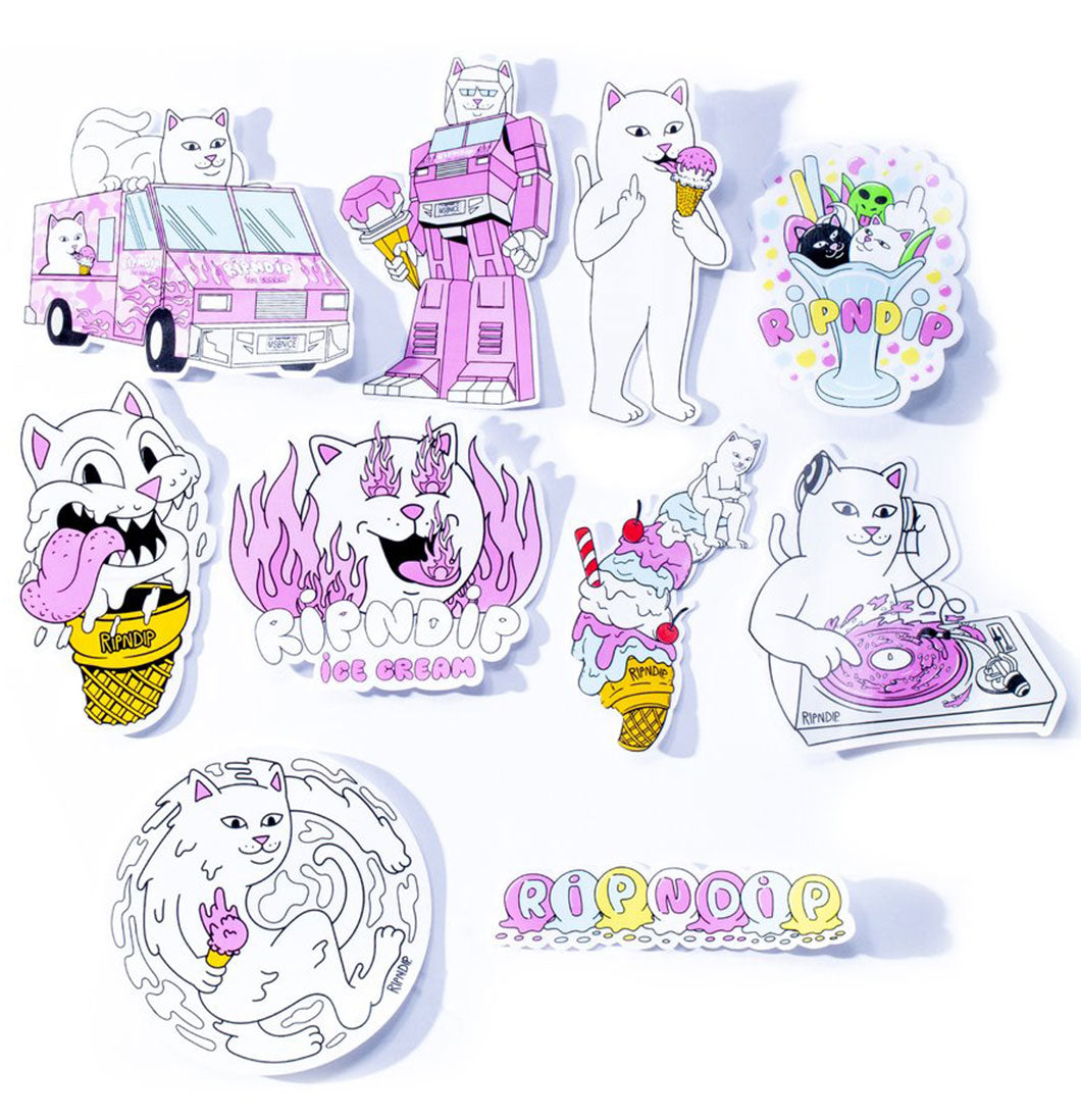 RIPNDIP - Sticker Pack 'Ice Cream'