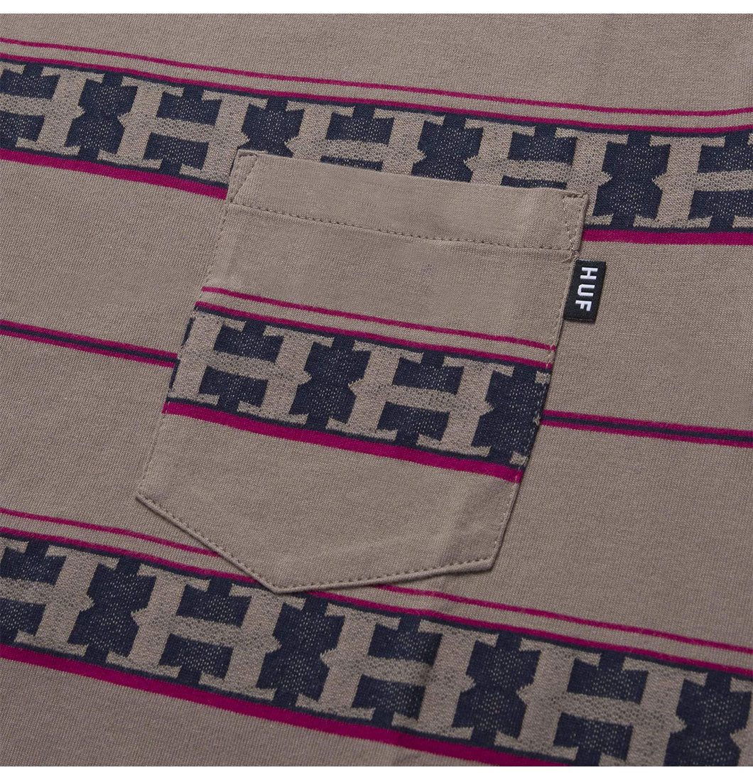 HUF - T-shirt 'Palisades Stripe Knit Top Tee'