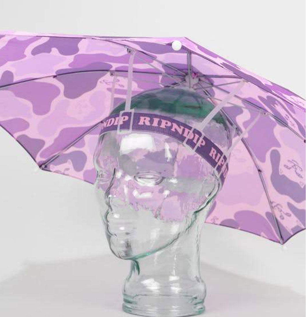 RIPNDIP - Real Shadey Umbrella Hat Purple Camo - Plazashop
