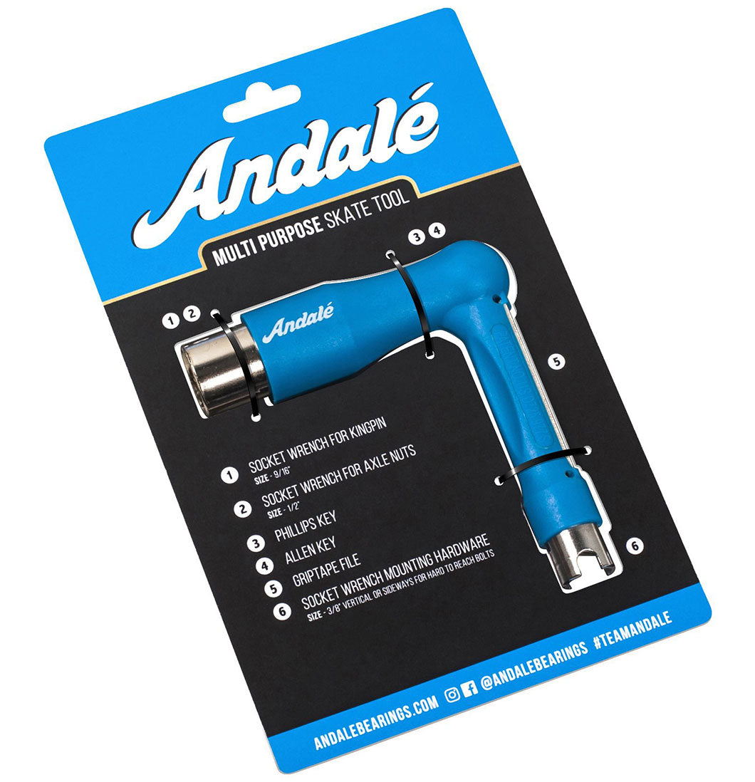 Andalé Skate Tool - Multi Purpose Skate Tool (Blue) - Plazashop
