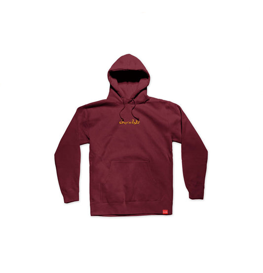 Chocolate Skateboards - 'Gold Chunk' Hoodie (Kids) (Crimson) - Plazashop