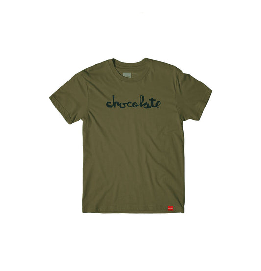 Chocolate Skateboards - 'OG Chunk' T-shirt (Kids) (Safari Green) - Plazashop