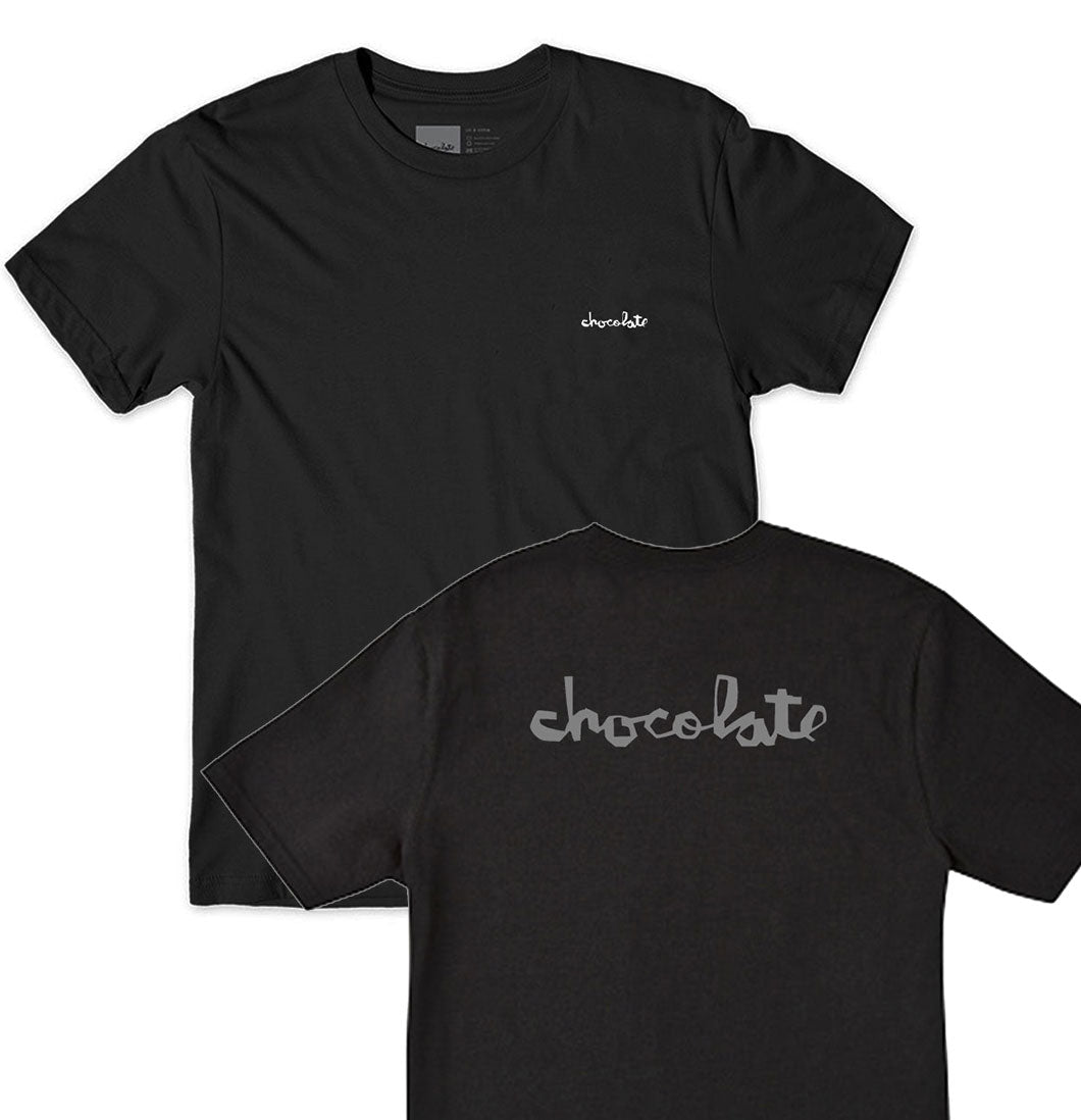 Chocolate Skateboards - 'Reflective Chunk' T-shirt (Black) - Plazashop