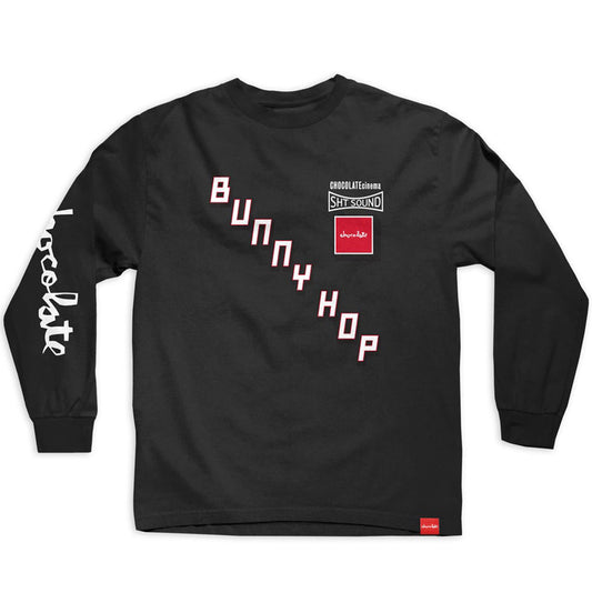 Chocolate Skateboards T-shirt "Bunny Hop L/S" (Black) - Plazashop