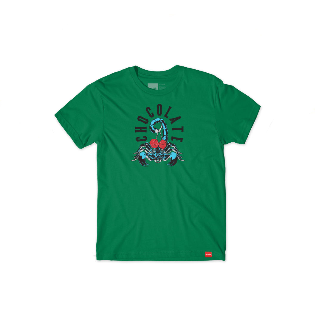 Chocolate Skateboards - T-shirt 'Scorpion Tee' (Kids) (Kelly Green) - Plazashop