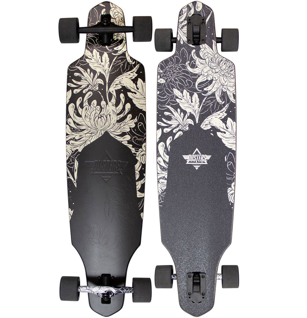 Dusters - 'Channel Blooming' Longboard 9.75" - Plazashop