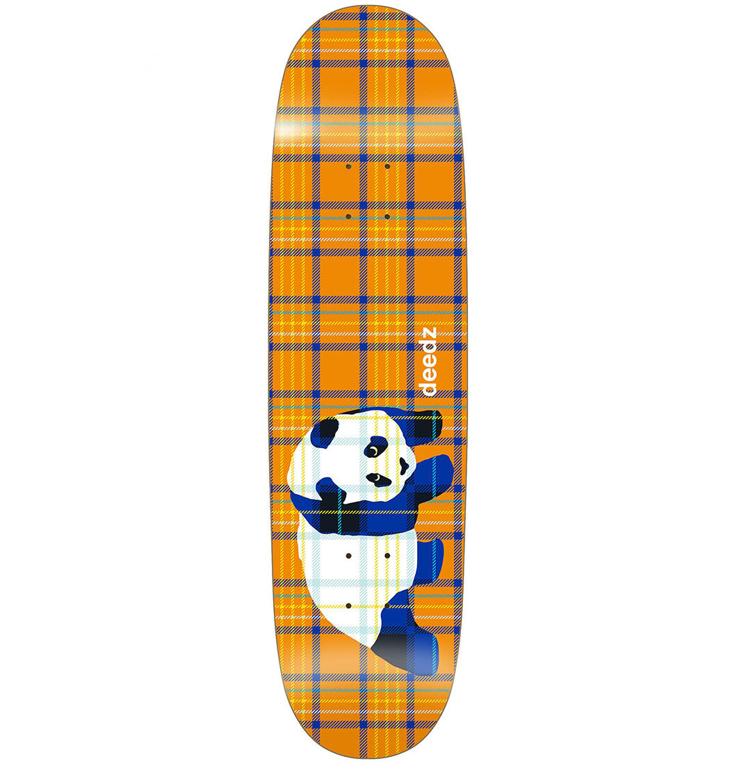 Enjoi Skateboards - Deedz 'Plaid Panda' Super Sap R7 8.375" - Plazashop
