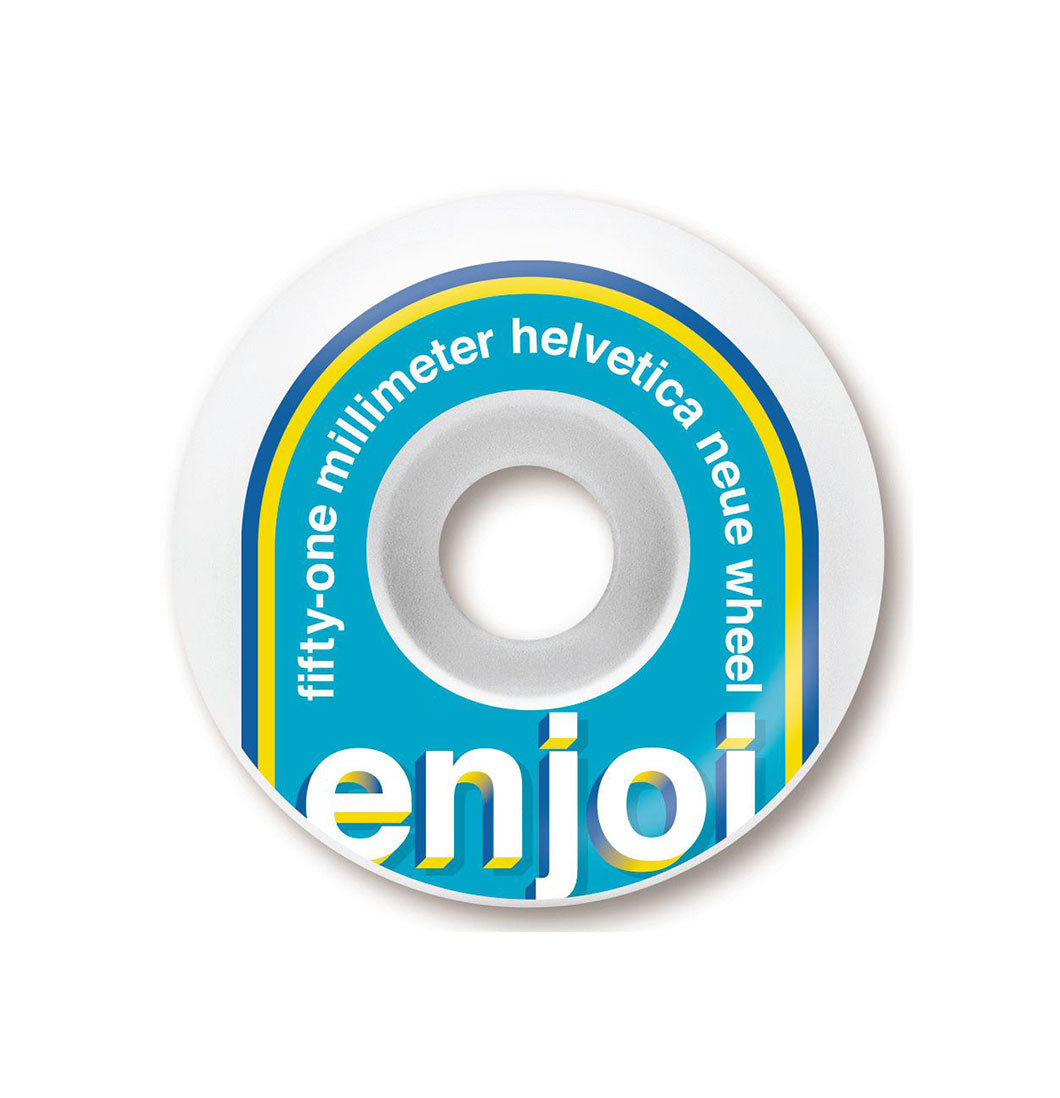 Enjoi Skateboards - 'Helvetica Neue' 51mm Hjul - Plazashop