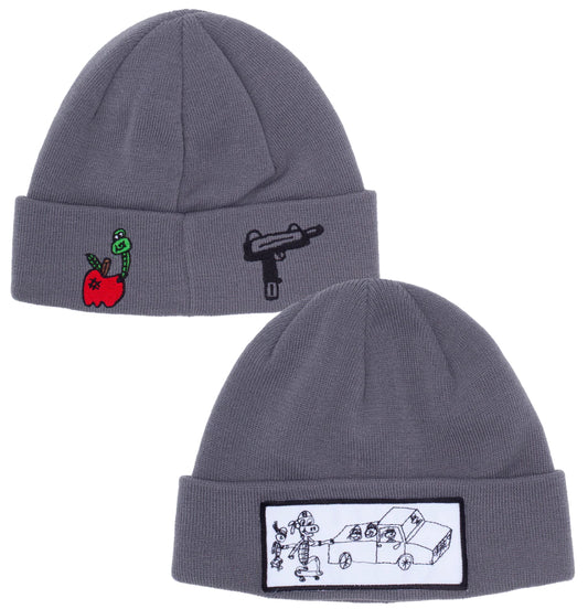 GX1000 - Hue 'Joe Beanie' (Grey) - Plazashop