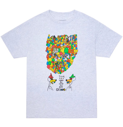 GX1000 - T-shirt 'You Are Not What You think You Are Tee' (Ash) - Plazashop
