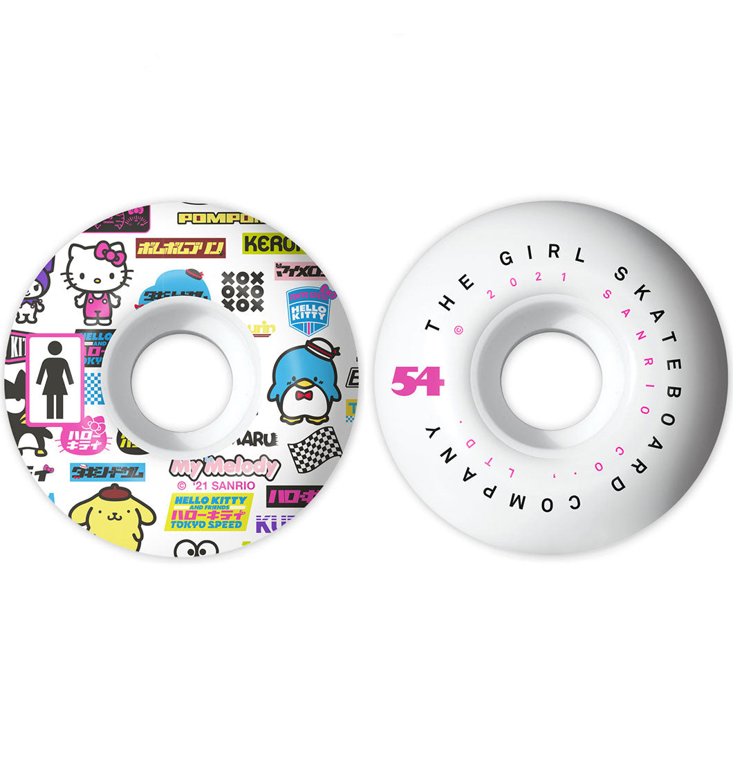 Girl Skateboards - Hjul 'Tokyo Speed' 54mm - Plazashop