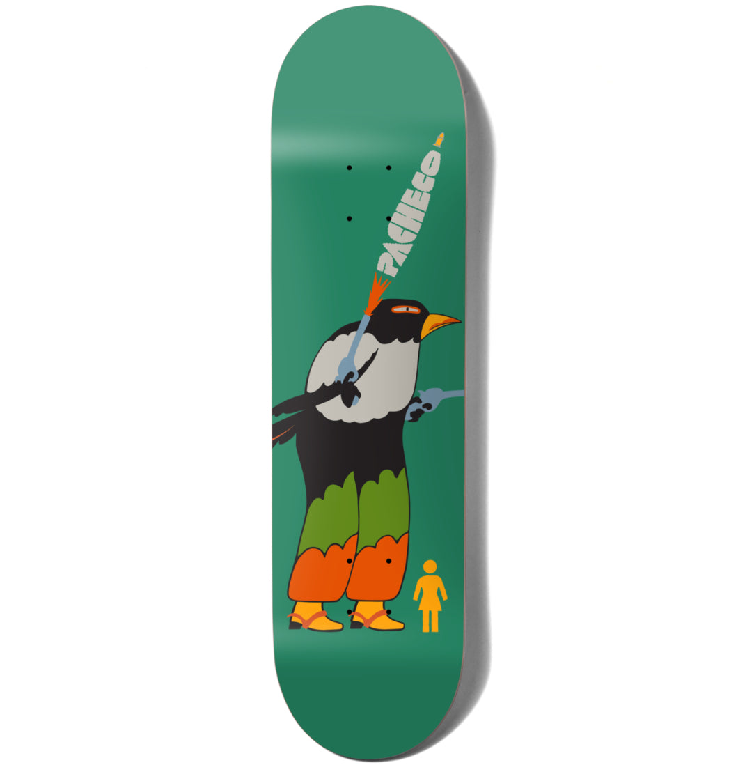 Girl Skateboards - Pacheco 'Birdman' (G016) 8.375" - Plazashop