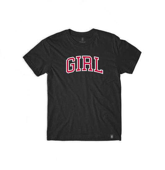 Girl Skateboards - T-shirt 'Arch' (Kids) (Black) - Plazashop