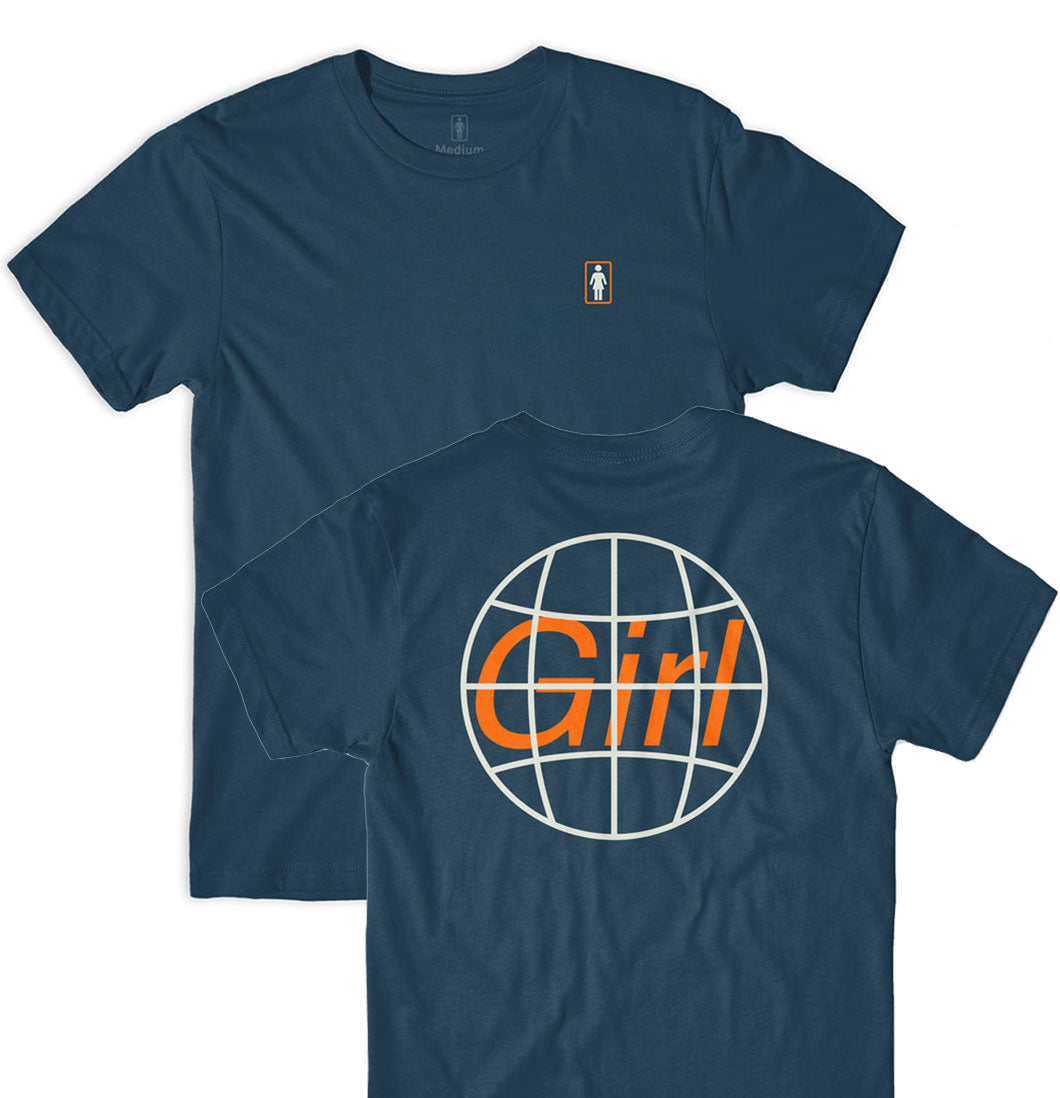 Girl Skateboards - T-shirt 'International Signifier' (Harbor Blue) - Plazashop