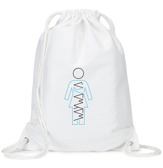 Girl Skateboards X Wayward - 'Drawstring Bag' (White) - Plazashop