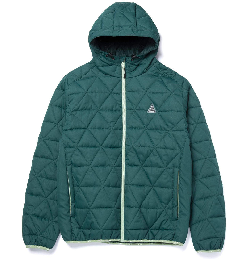 HUF - Jakke 'Polygon Quilted' (Sycamore) - Plazashop
