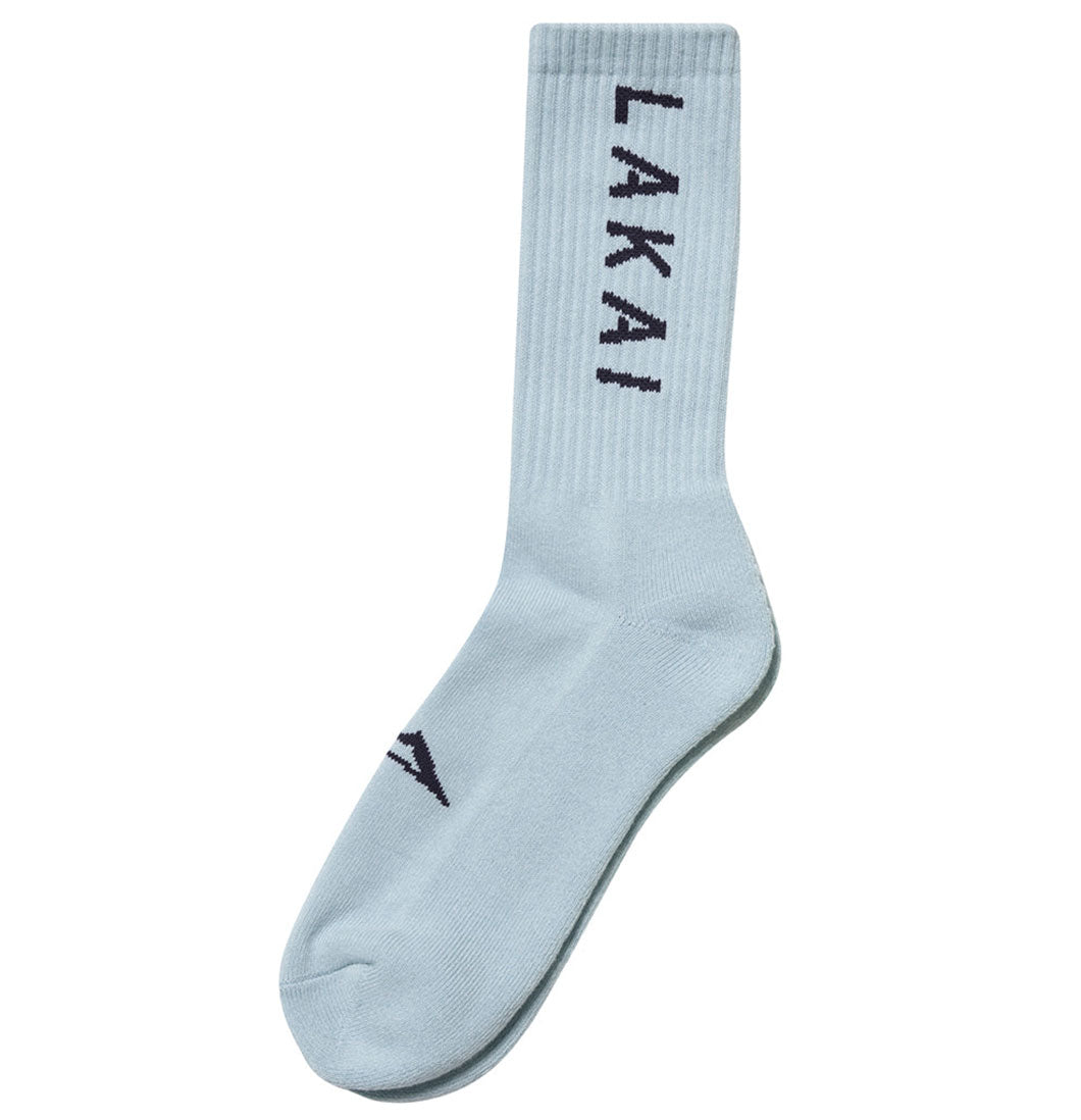 Lakai Strømper "Simple Crew Sock" (Muted Blue) - Plazashop