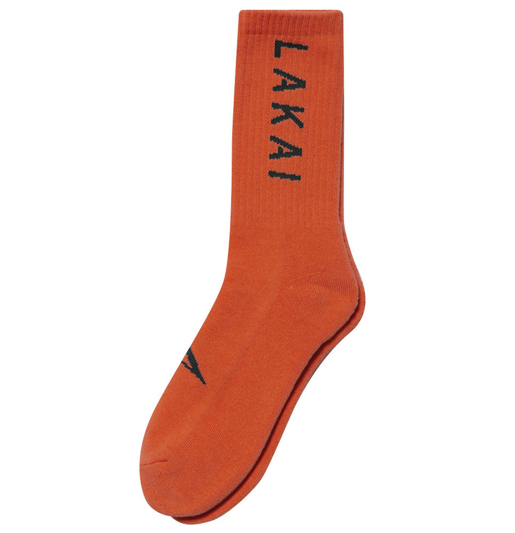Lakai Strømper "Simple Crew Sock" (Muted Red) - Plazashop