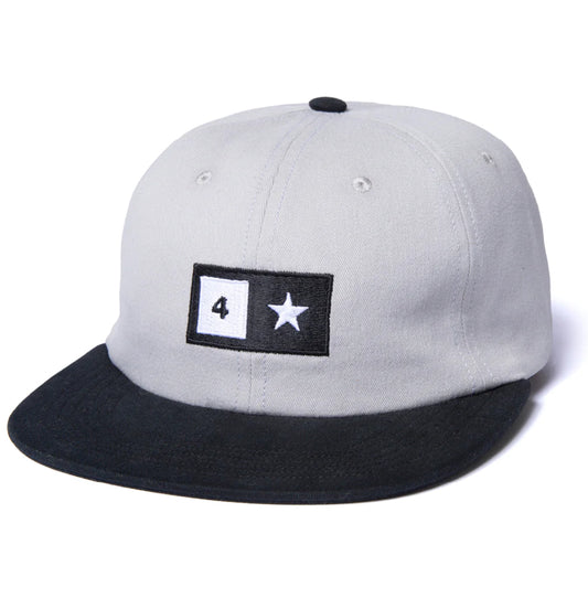 Lakai X Fourstar - Cap 'Bar Logo Polo Hat' Strapback (Grey/Black) - Plazashop
