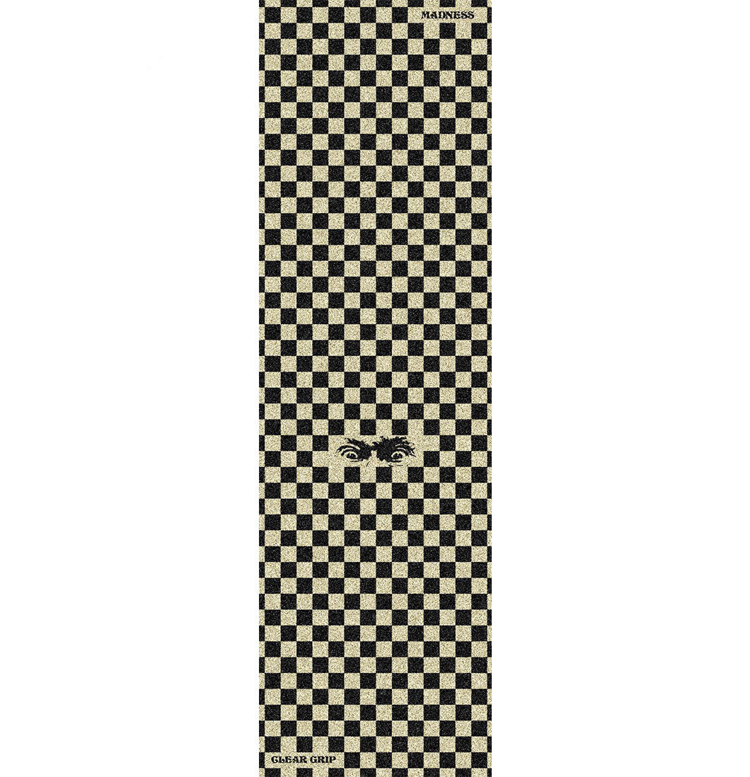 Madness Skateboards - Griptape 'Checkered View' Clear Grip - Plazashop
