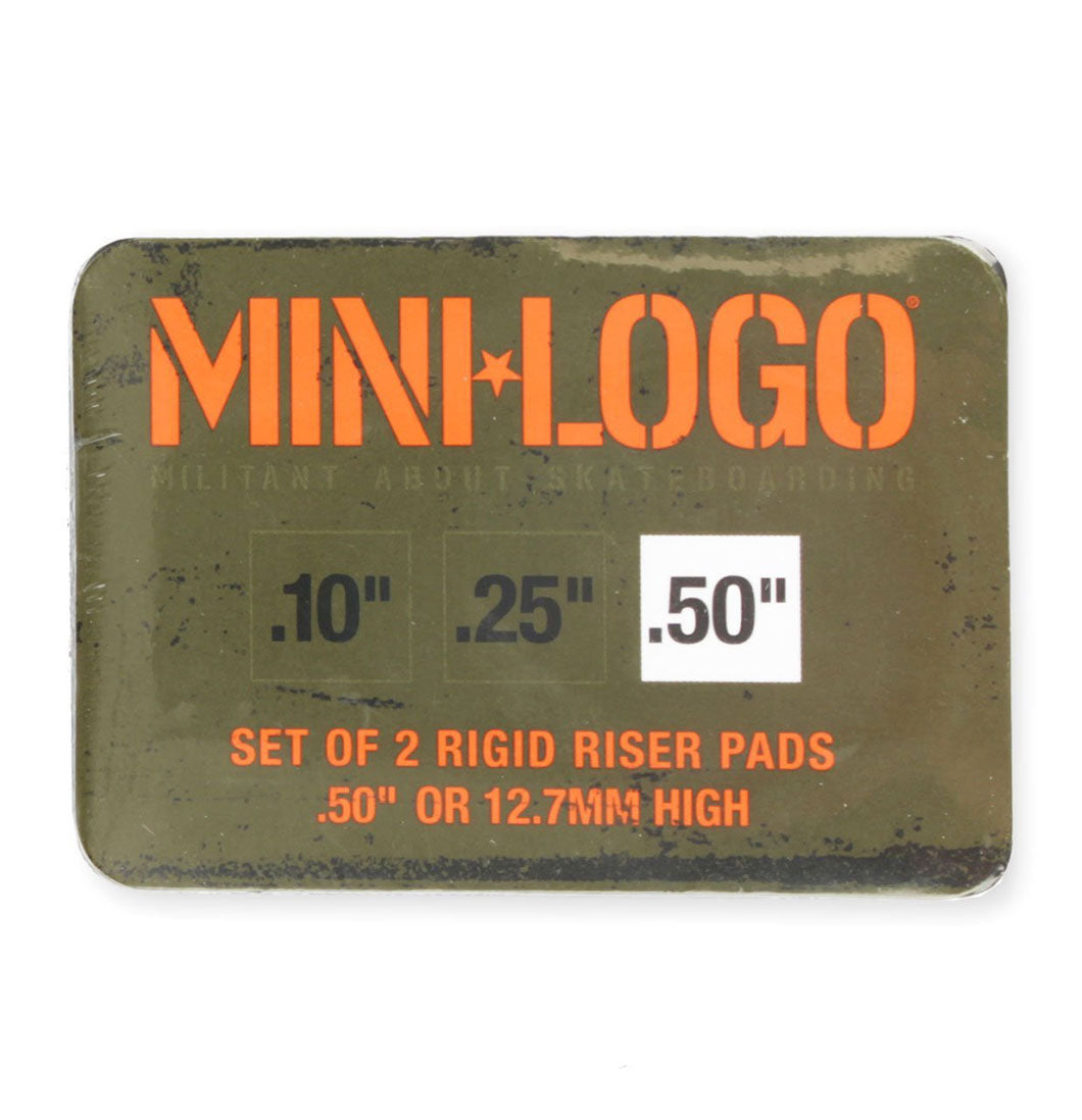 Mini Logo - Riser Pads .50"/12.7mm