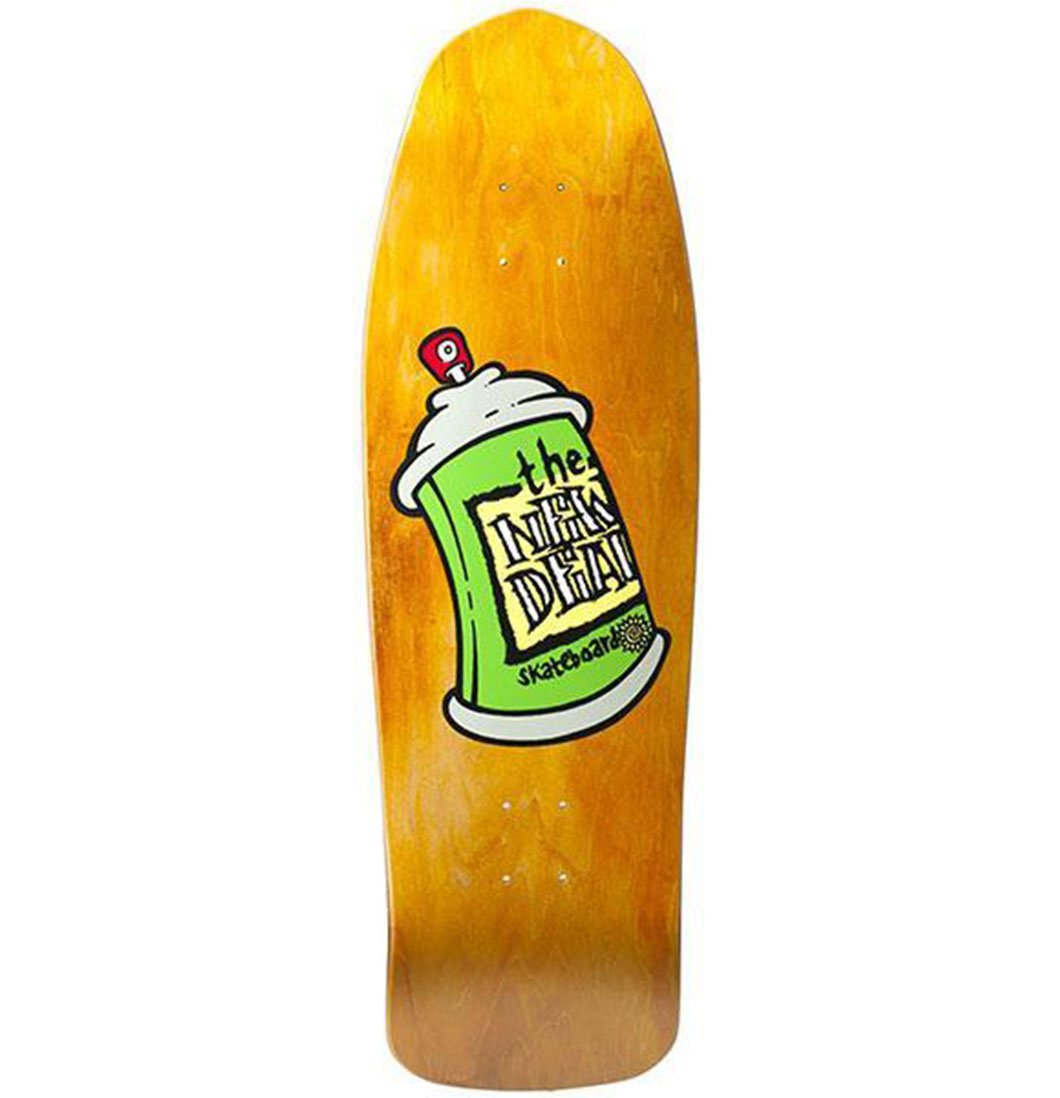 New Deal Skateboards - 'Spray Can' (Screen Print) 9.75"