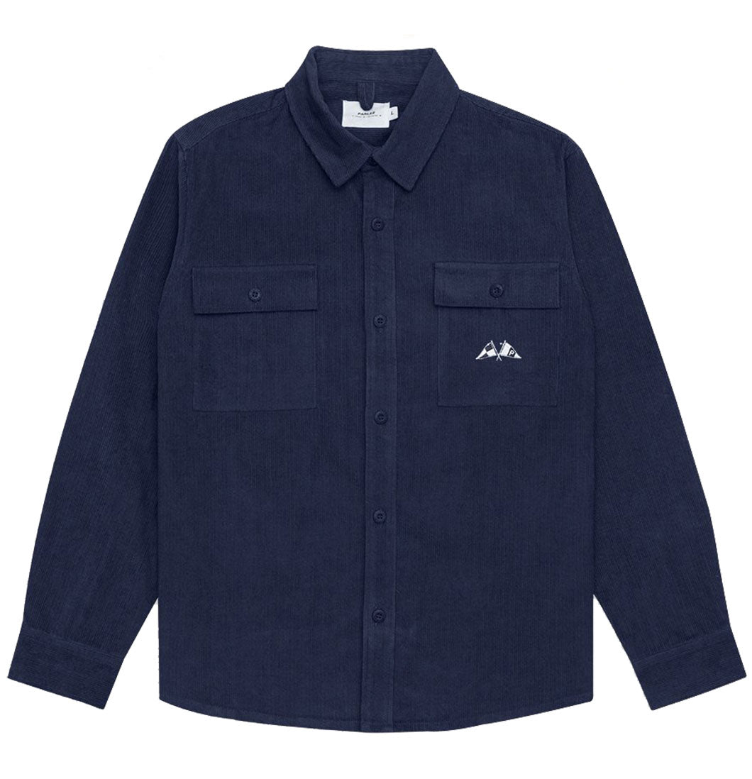 Parlez - Skjorte 'Club Cord' (Navy) - Plazashop