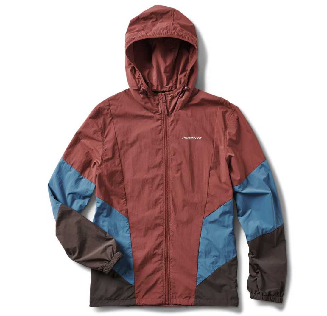 Primitive Skateboarding - Jakke 'Dash Jacket' (Burgundy) - Plazashop