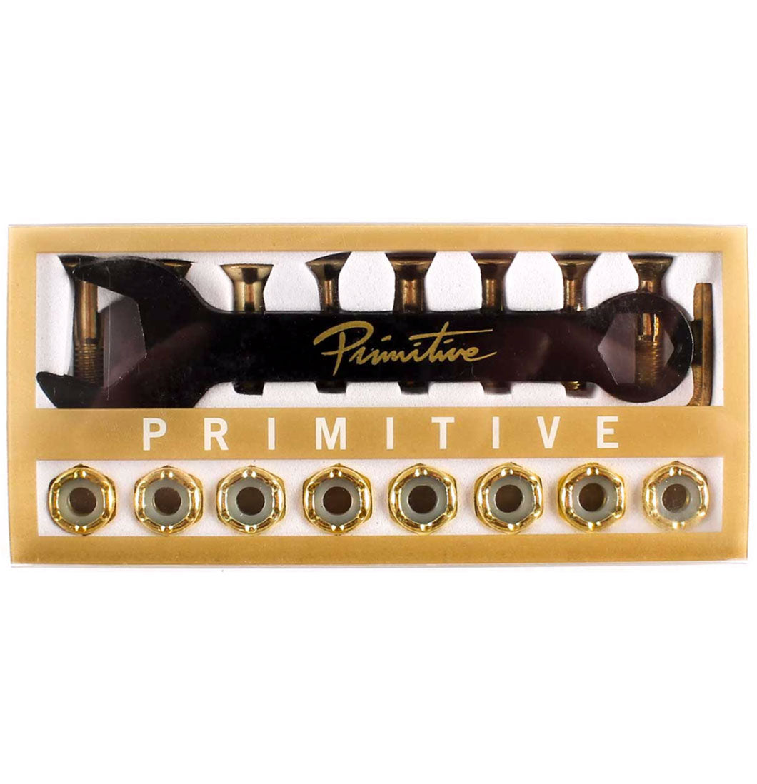 Primitive Skateboarding - Skruer 'Hardware 7/8" With Tool' (Gold) - Plazashop