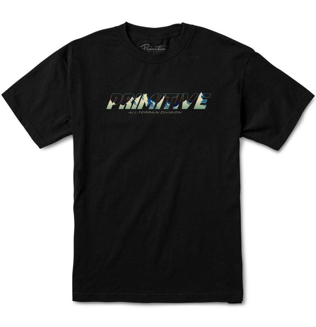 Primitive Skateboarding - T-shirt 'All-Terrain' (Black) - Plazashop