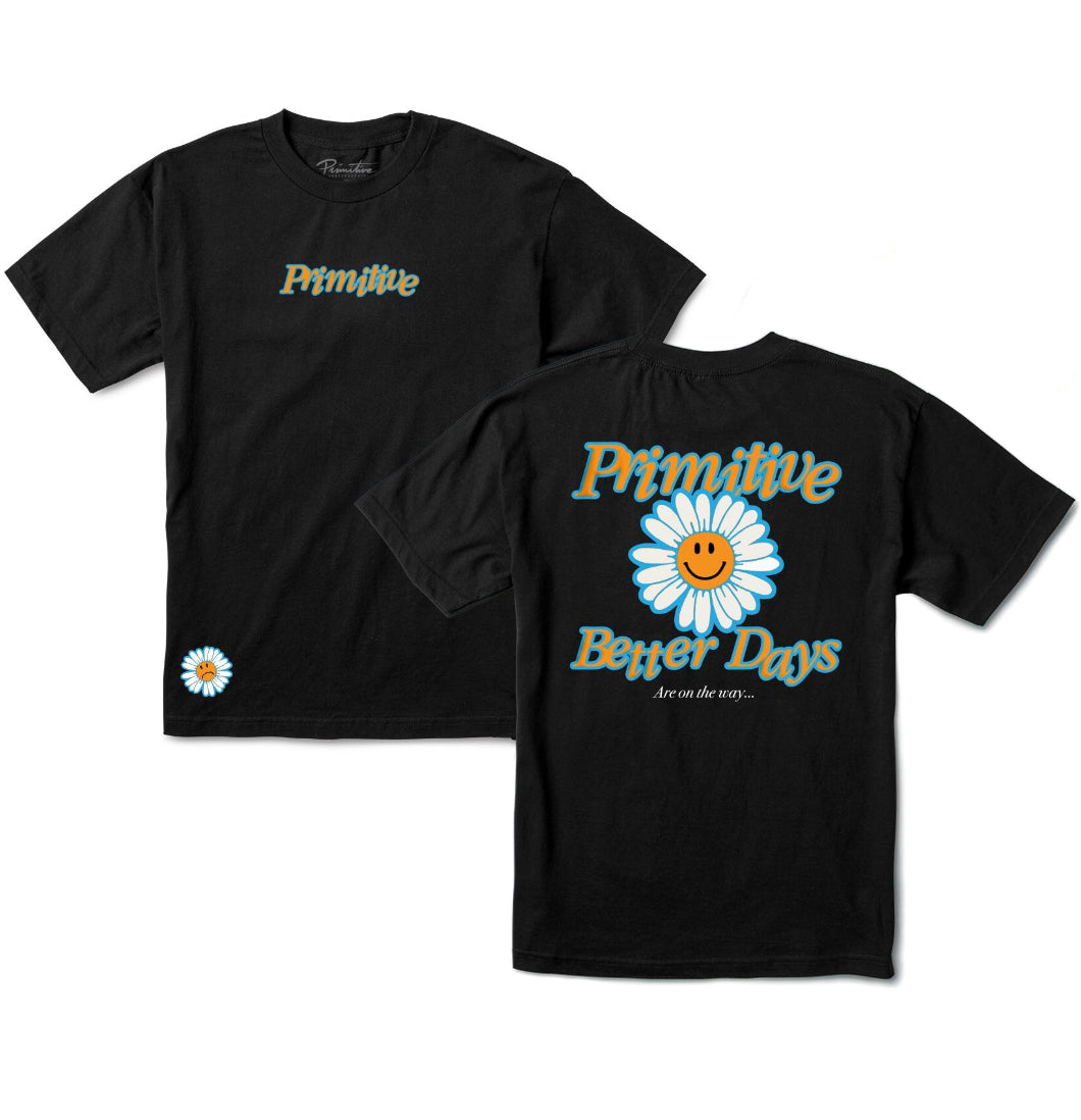 Primitive Skateboarding - T-shirt 'Better Days' (Kids) (Black) - Plazashop