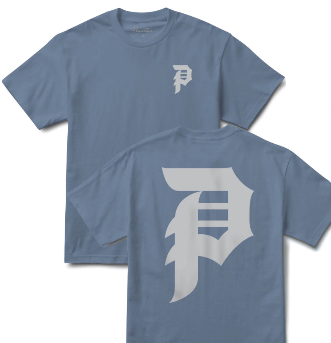 Primitive Skateboarding - T-shirt 'Dirty P Tee' (Slate) - Plazashop