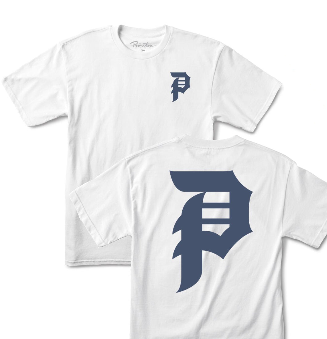 Primitive Skateboarding - T-shirt 'Dirty P Tee' (White) - Plazashop